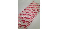 Red Flag Pattern  Paper Straw click on image to view different color option